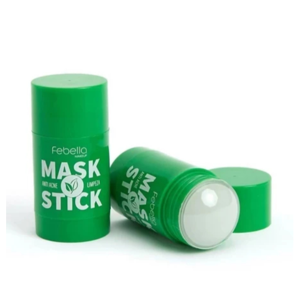 NOVO Máscara Chá Verde Remover de Cravos Anti-Acne Hidratante Beleza Pele Facial Clean Face Clareador Mask Stick FEBELLA