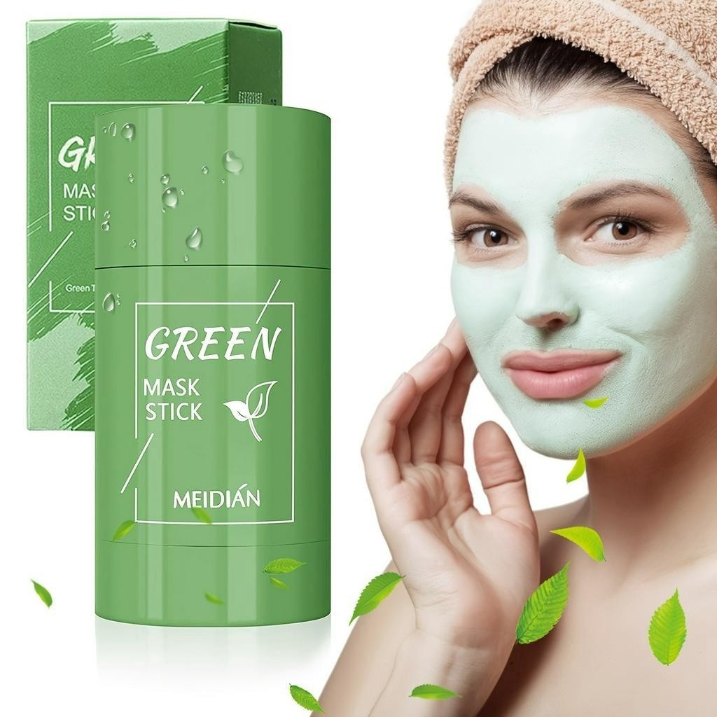 50UN  Máscara De Chá Verde Remover Cravos Anti-Acne Hidratante Beleza Pele Facial Clean Face Clareador Mask