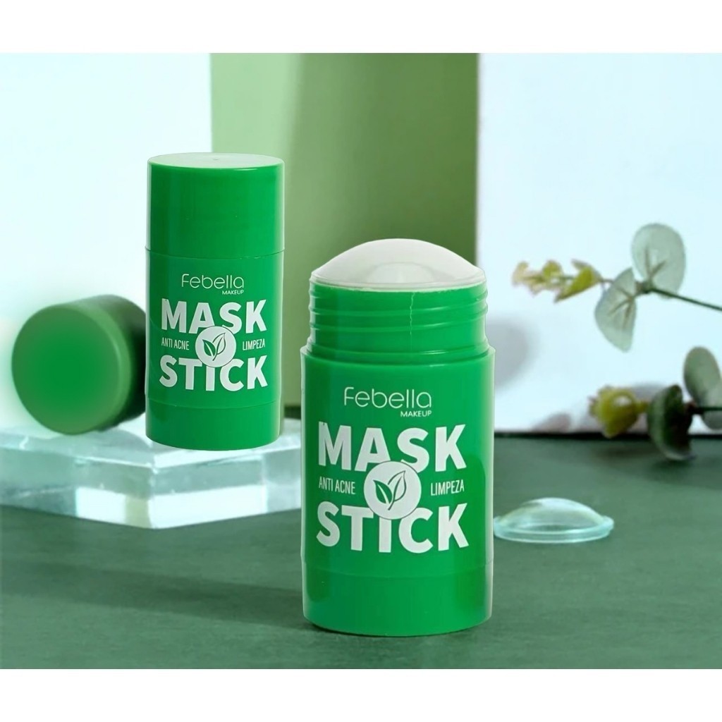 Máscara Chá Verde Remover de Cravos Anti-Acne Hidratante Beleza Pele Facial Clean Face Clareador Mask Stick