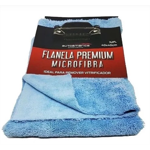 FLANELA PREMIUM AZUL 40X40cm - CORTE LASER - AUTOAMERICA