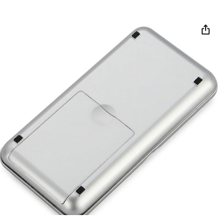 Mini Balança Digital Precisão Pesa 0,1 grama até 500 gramas Portátil Bolso