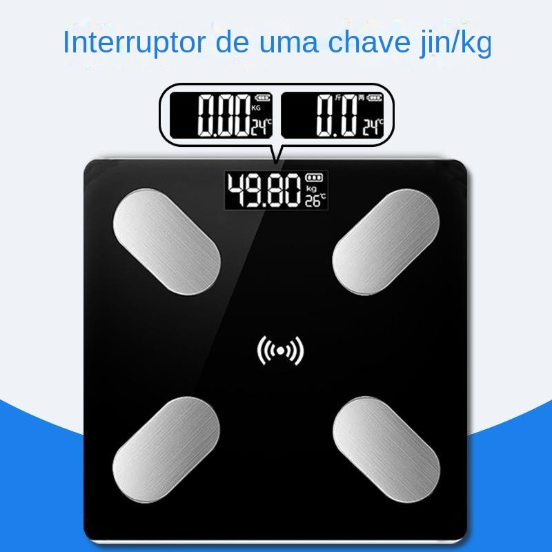 Balança de fitness portátil para casa com carregamento USB