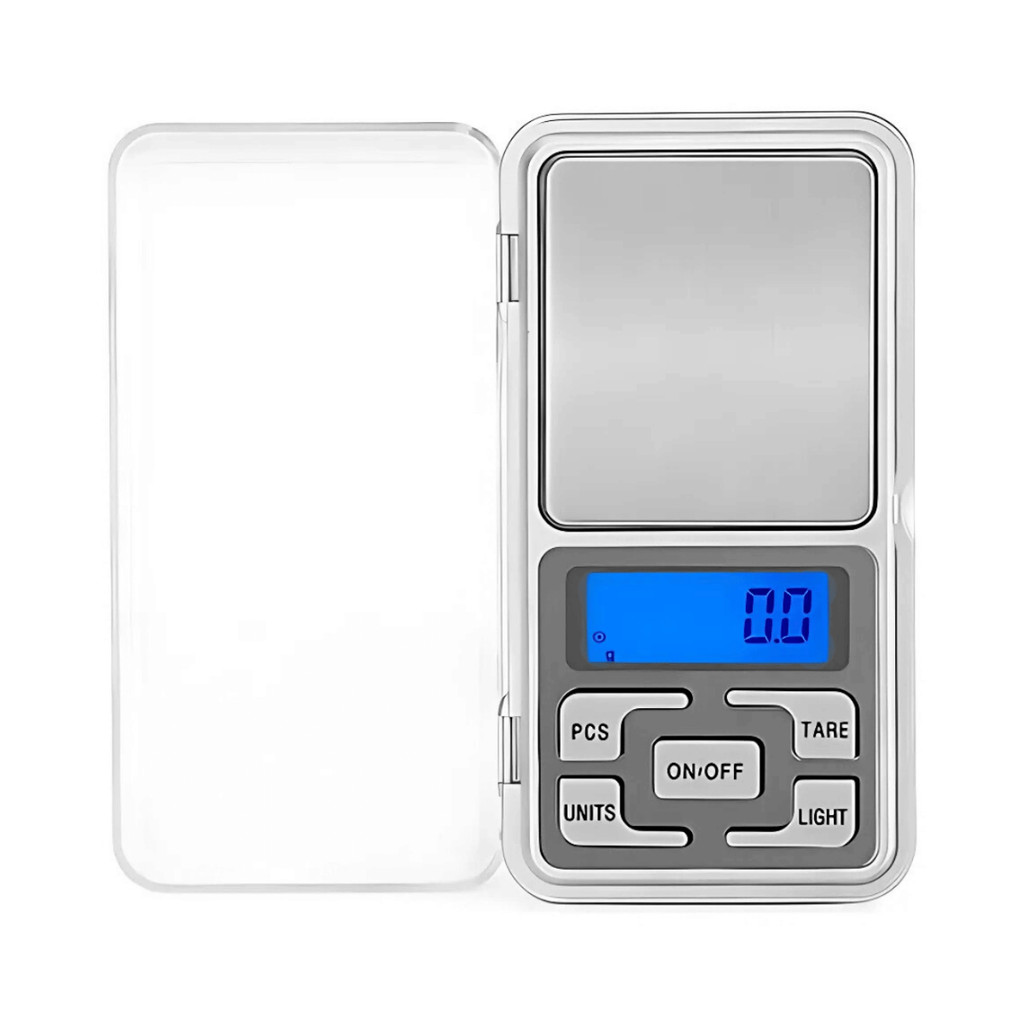 Balança Digital de Precisão 500g com Tampa Portátil – Wellmix / Joias Temperos / Cozinha Compacta