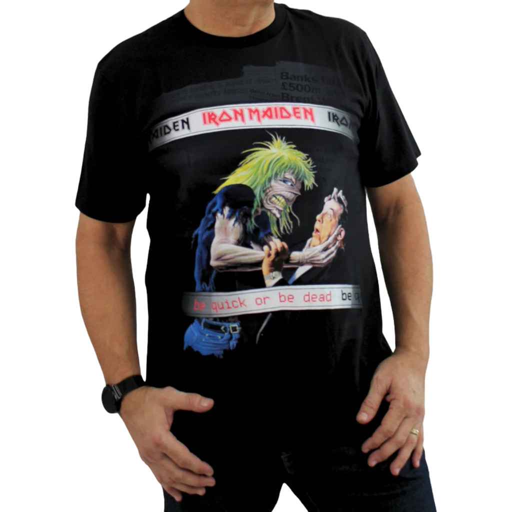 Camiseta Iron Maiden Be Quick Or Be Dead