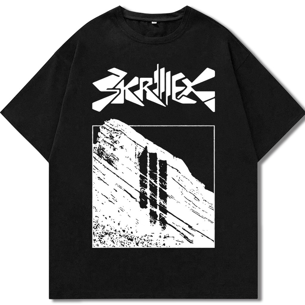 Camiseta Skrillex Red Rocks  Harajuku Aesthetic Camisa