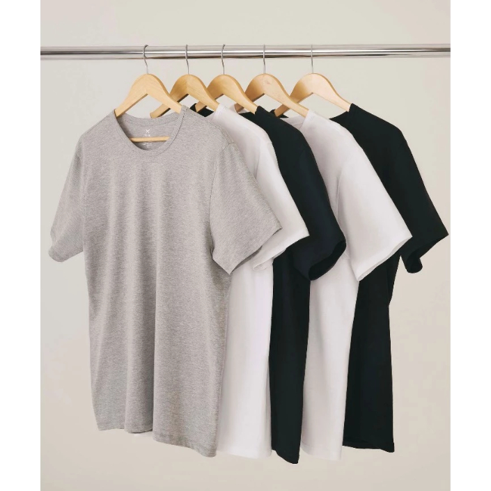 Kit 5 Camisetas Básica Hering Masculina Comfort Cotton Algodão Original