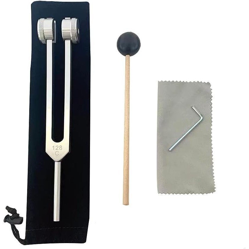 Otto 128 hz Tuning Fork Medical Weighted Biosonics Tuning Forks for Healing 128 hertz Sonic Slider Diapason Medical Tuni