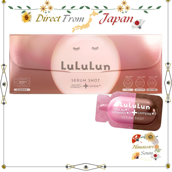 LuLuLun Serum Shot Facial Essence for Pore Care Single Use【 Direct from Japan 】
