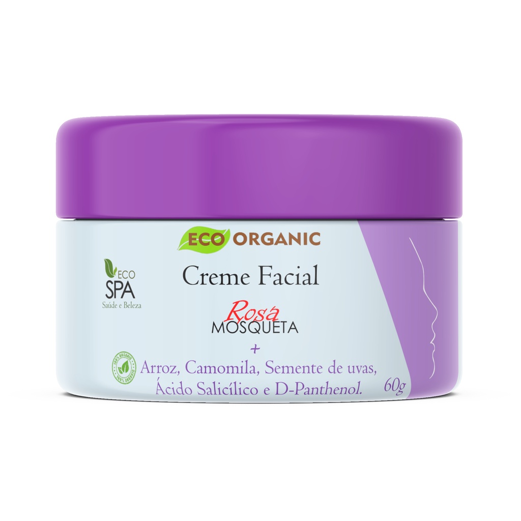 Hidratante Facial Arroz Rosa Mosqueta Eco Spa