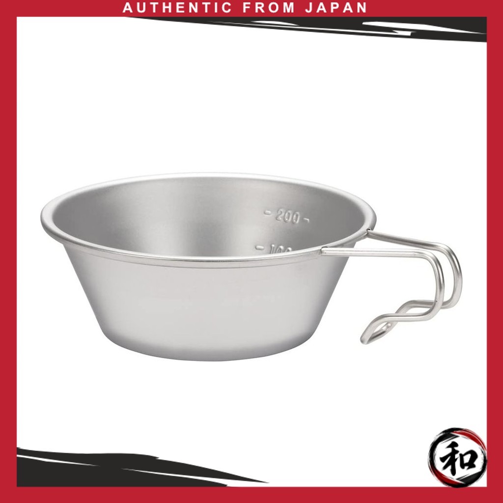 Copo Sierra Snow Peak Aço Inox 310ml Original Japonês para Camping Trilha Outdoor E-203 【Direto do Japão】
