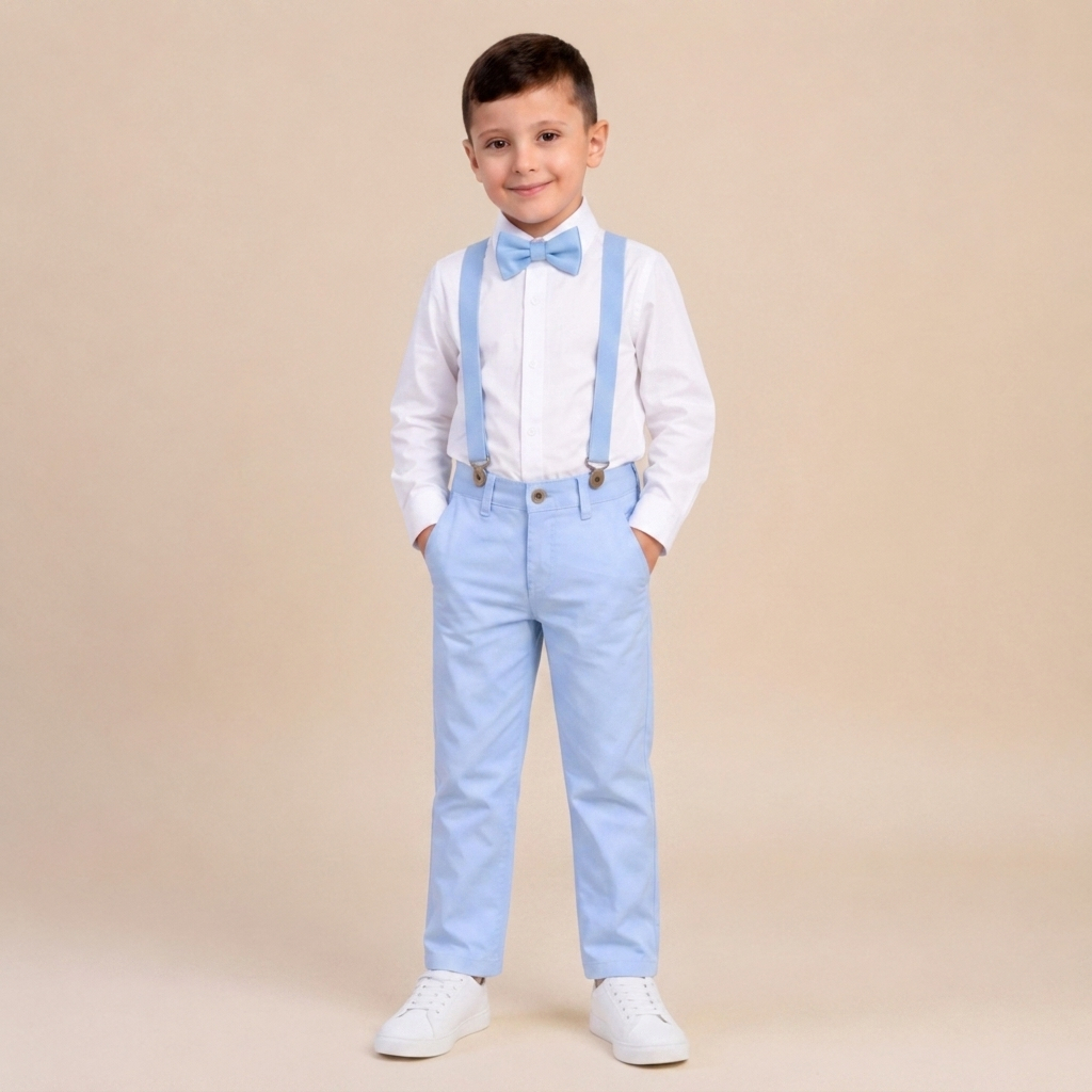 Roupa Social Infantil Para Casamentos Formaturas E Batizados Look Formal Para Crianças Azul Bebê