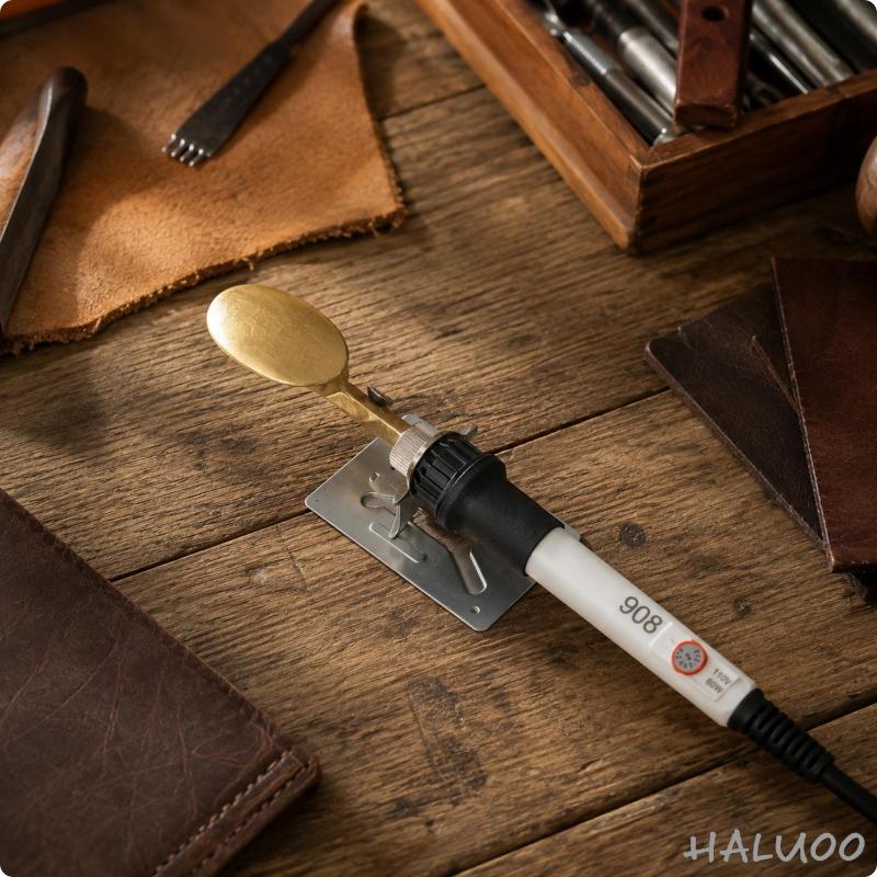 [Haluoo] Ferro De Solda Elétrico De 60 W Com Face De Temperatura Para Uso Em Bancada De Hobby E Tarefas Detalhadas De Co