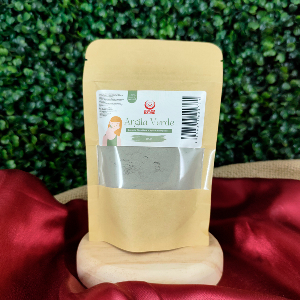 Argila Verde Para Acne e Pele Oleosa