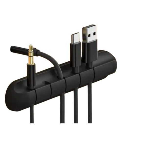 Organizador de Cabos Para Mesa FIOS CLIPS Escritório Suporte Gerenciamento Prático