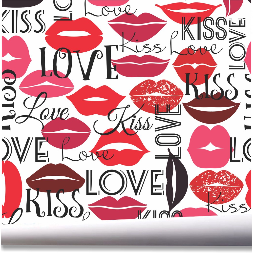 Papel De Parede Salão De Beleza Batom Fashion Maquiagem A572