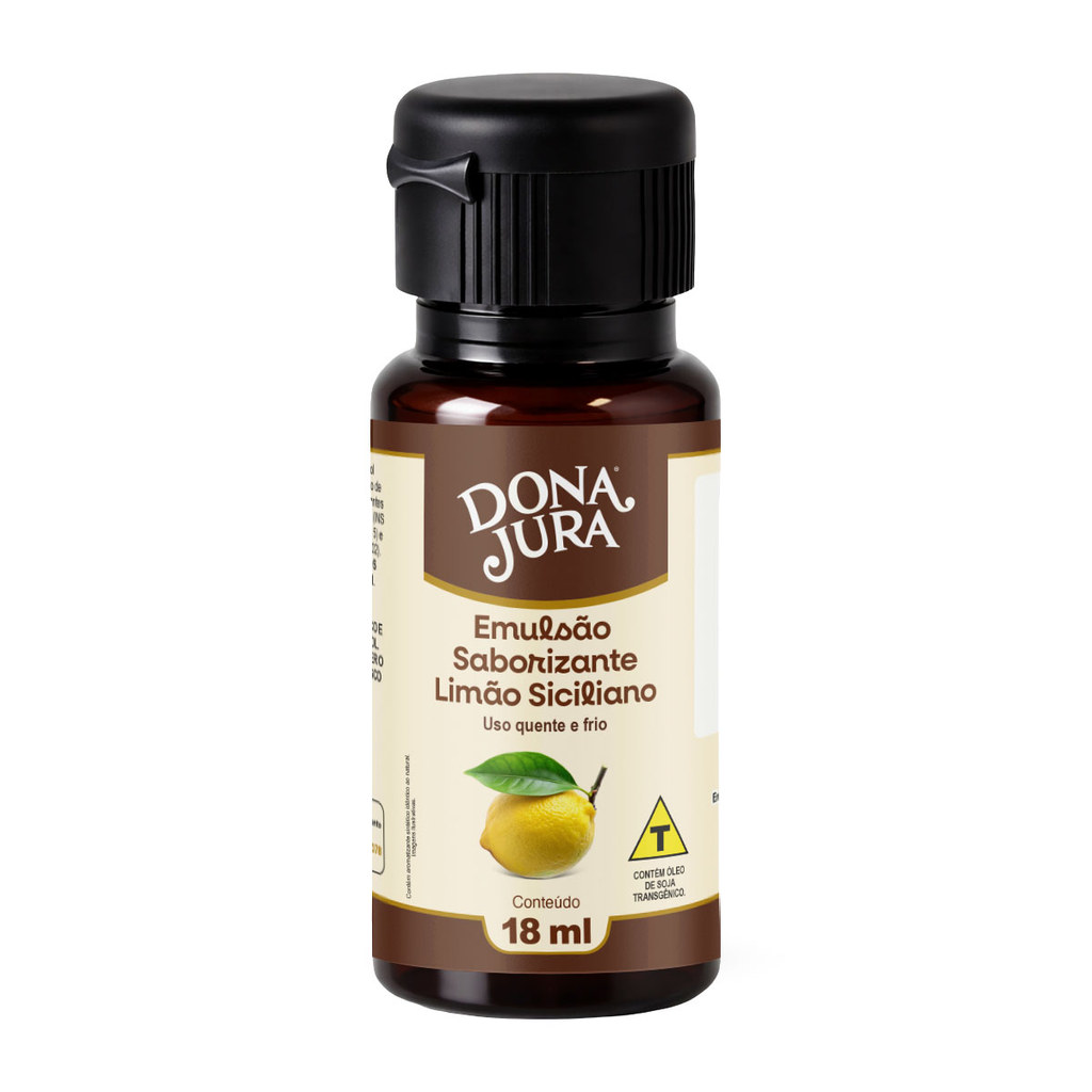 Emulsão Saborizante Limão Siciliano Dona Jura 18ml