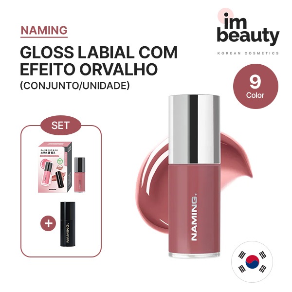[naming] Esmalte Labial De Alto Orvalho 5.2g | Brilhante , Revestimento De Volume , Brilho E Plumping