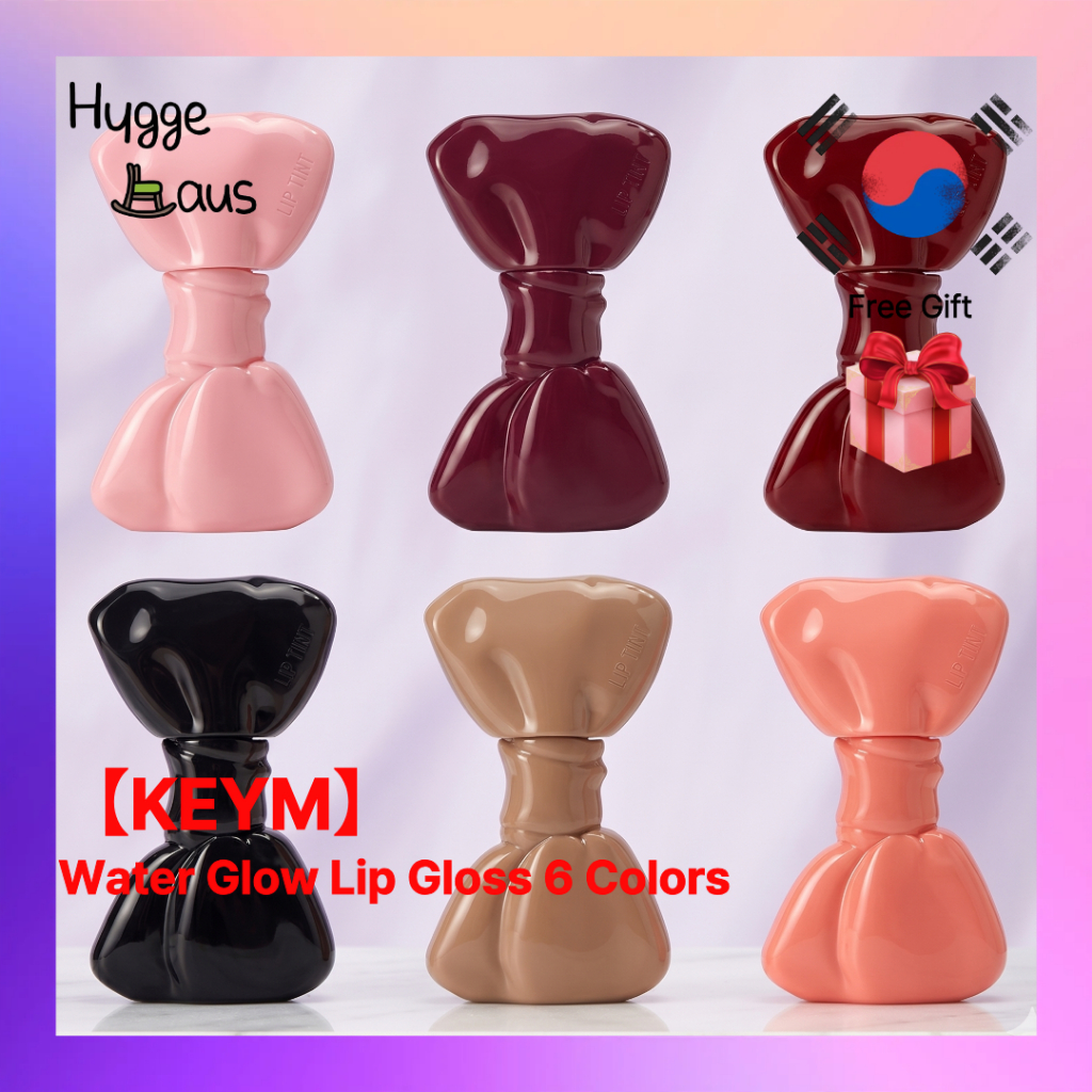 Brilho Labial Water Glow 6 Cores Hidratante Plumping Matiz Brilhante