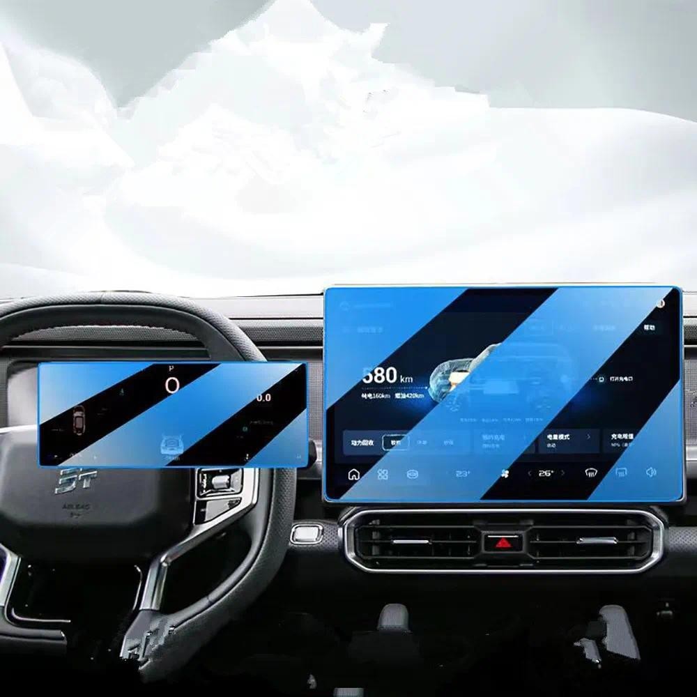 Acessórios De Membrana De Navegação Para Veículos Adequados Chery Jetour Traveler T2 Adesivos De Carro Adesivo Interior