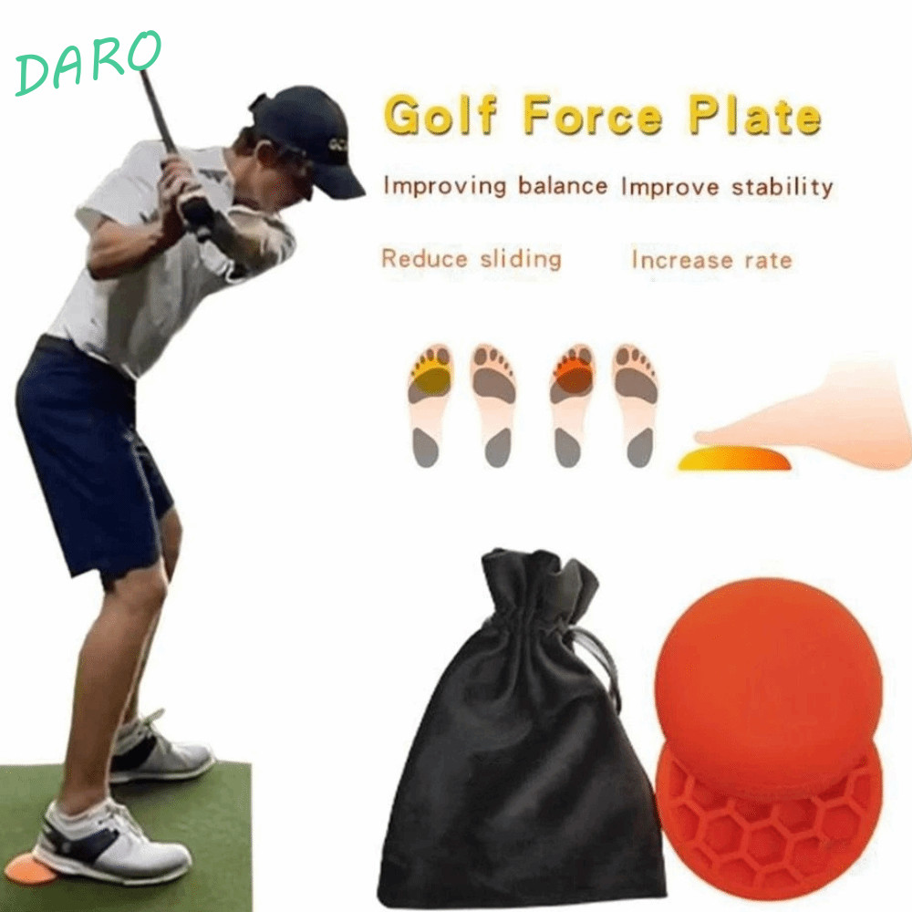 DARO Golf Training Aid , Stop Deslizante Rubber Power Pad Placa De Força De Balanço De Golfe , Melhora O Equilíbrio