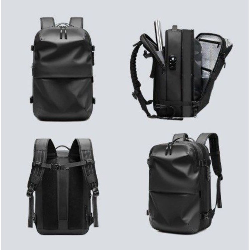 Mochila de viagem 60l expansíveis armazenamento a vácuo à Impermeável negócios oxford ar livre Escola Bolsa laptop