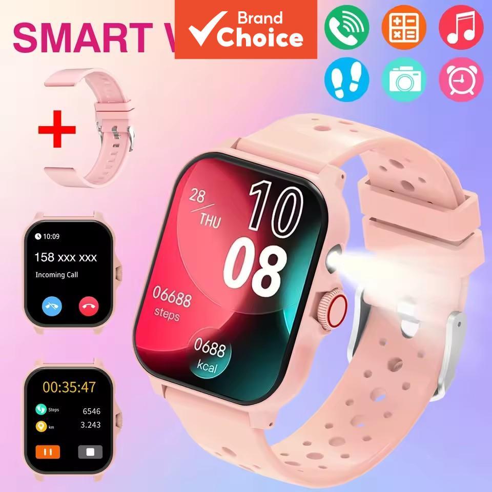 Relógio Esportivo Inteligente ao Ar Livre à Prova D'Água Tela de 1,83 Touchscreen Chamada Wireless Iluminação LED Para