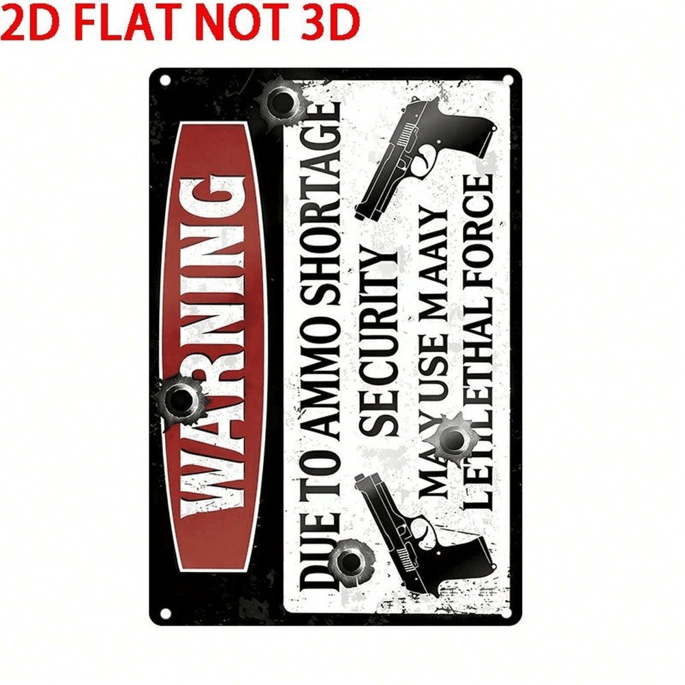 CIFbuy 2D Avião Metal Sign Vintage Home Wall Art Gift