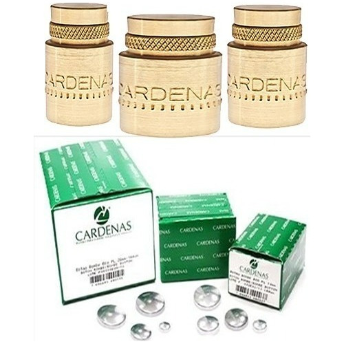 Kit Matriz Forrar Botão + Caixa Botões Forrar Cardenas 18 Mm