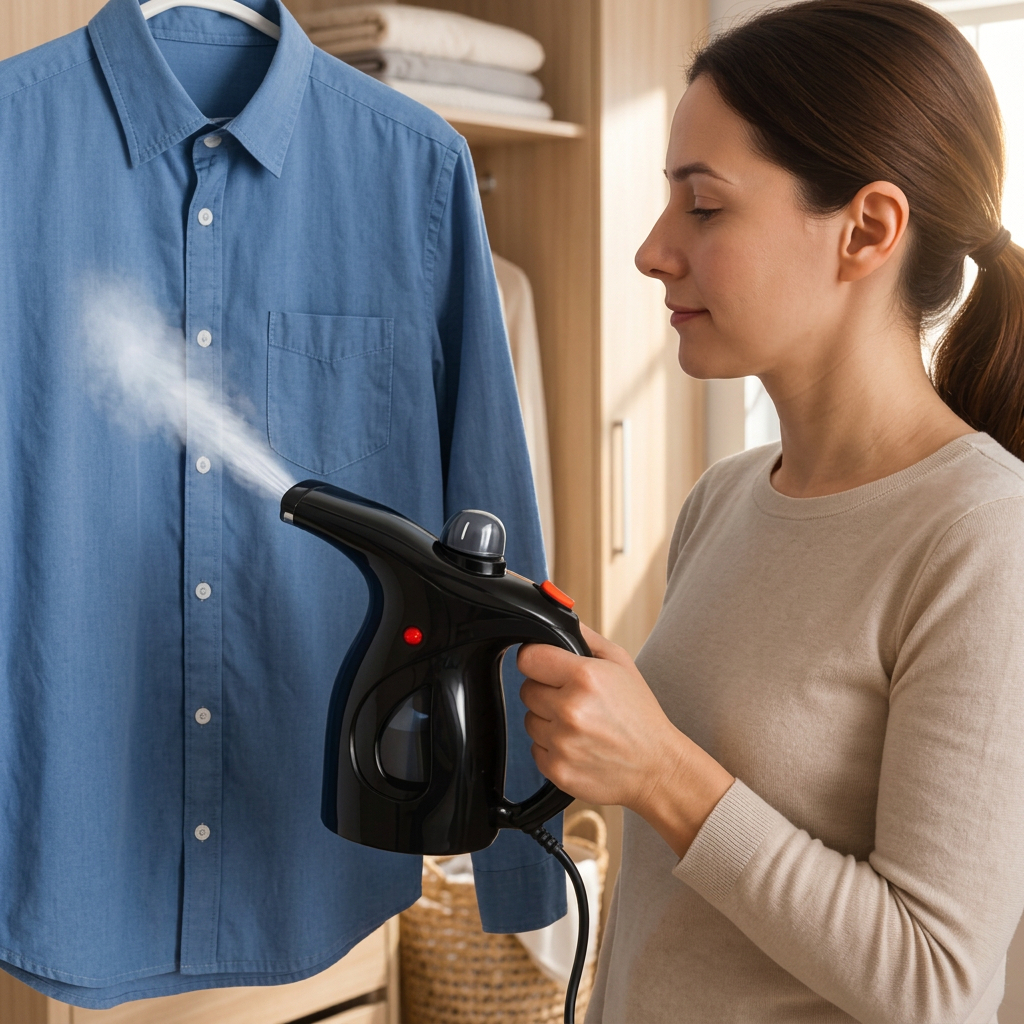Passadeira A Vapor Portátil 127V Higienizador Roupas Eletrodoméstico Startools 800W 200ml
