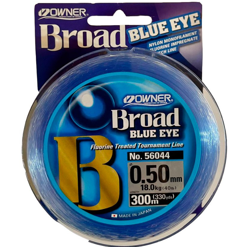 Linha de Monofilamento Nylon Broad Owner Blue Eye de 300mts - 0,50mm-40lbs-18.0kg (56044)
