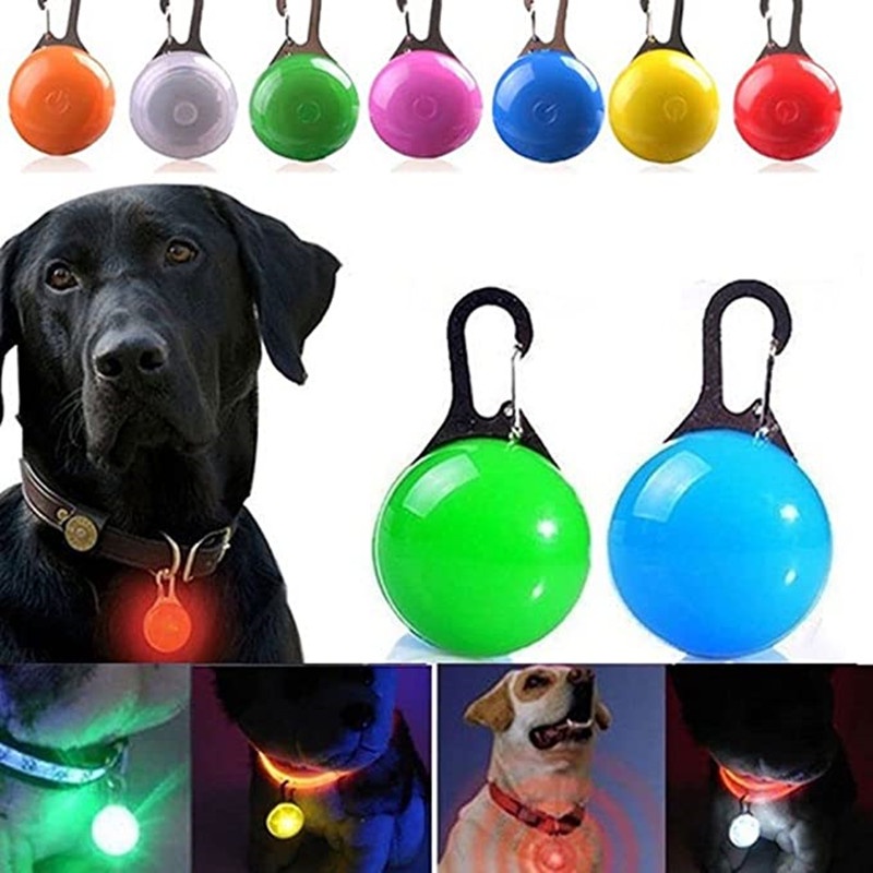Lanterna Com Pingente LED Brilhante Para Cachorro Gato Chumbos Animais De Estimação Acessórios Colar Luminoso Colarinho Decoração De Segurança Noturna