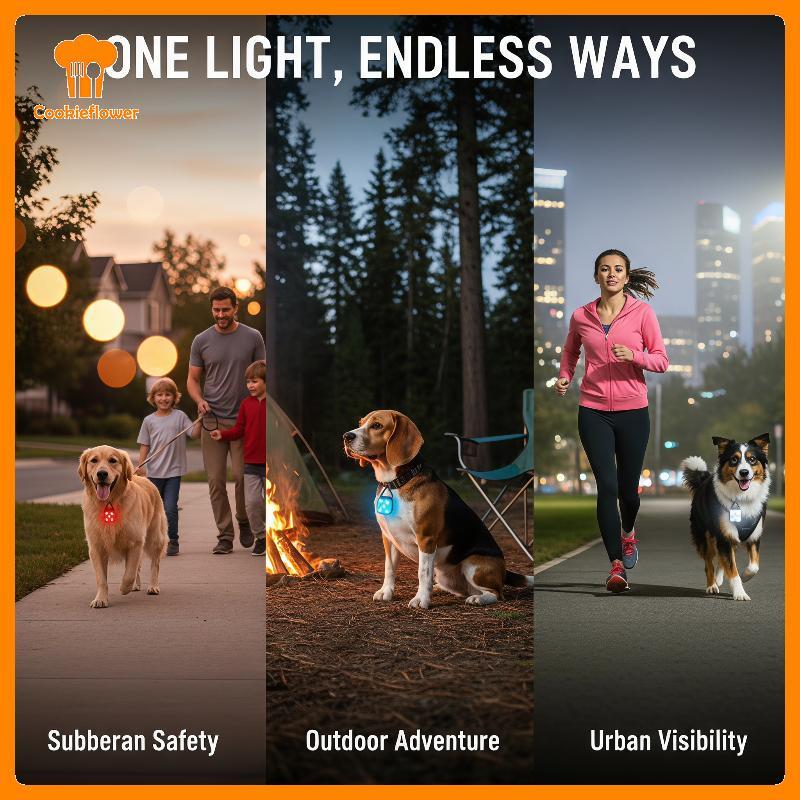 CKFR Gato Luminoso LED Pingente Brilhante Colar De Segurança Acessório Durável Para Caminhada Noturna Cães Animais De Es