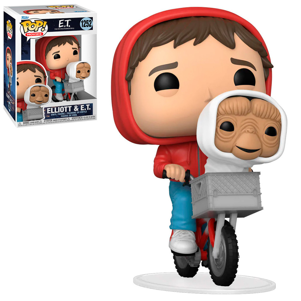 FUNKO POP E.T. 40TH - ELLIOTT & E.T WITH BIKE #1252