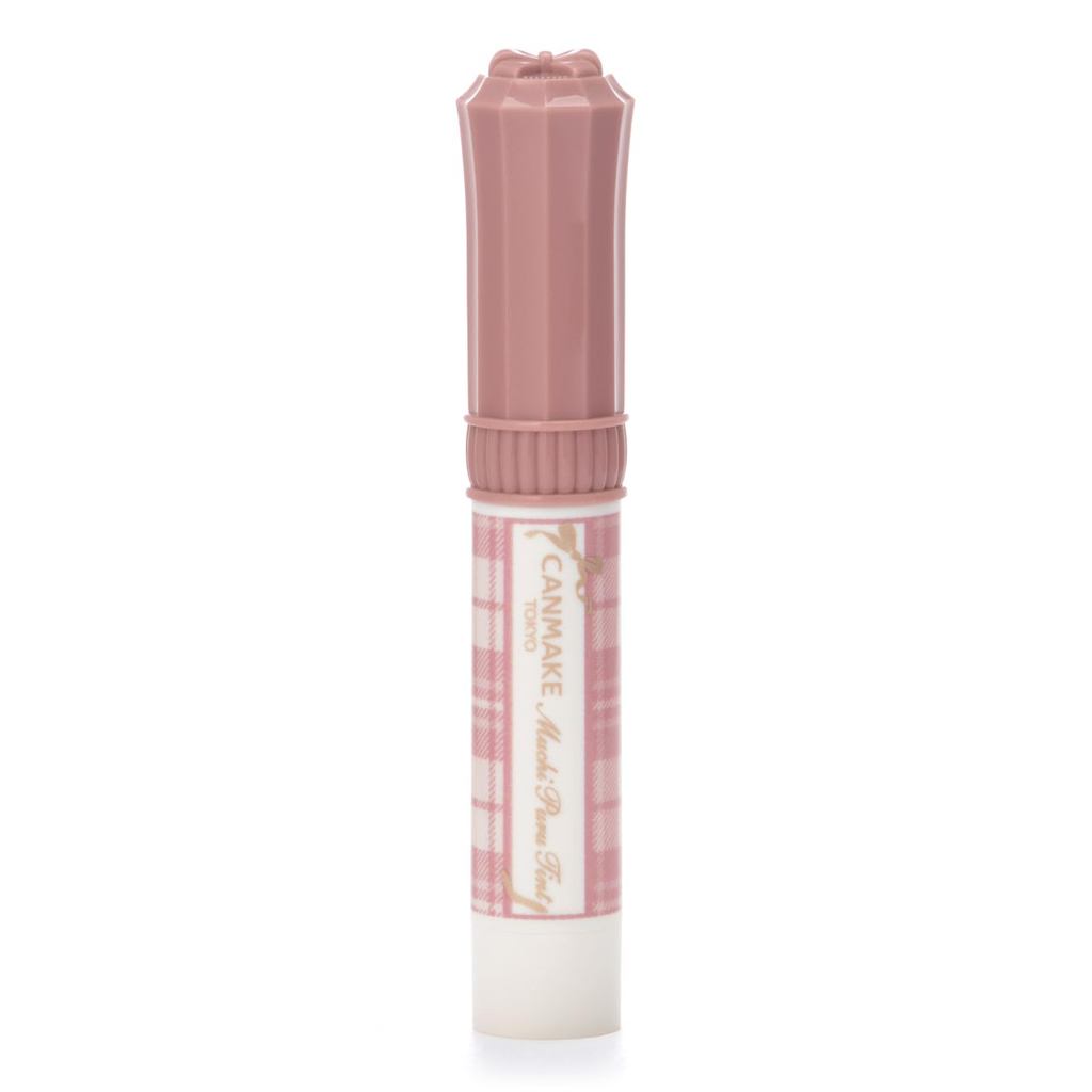 Canmake Muchi Puru Tint 40th x Strawberry Bonbon Lip Volume Glossy Tint Cooling Effect Pink Beige