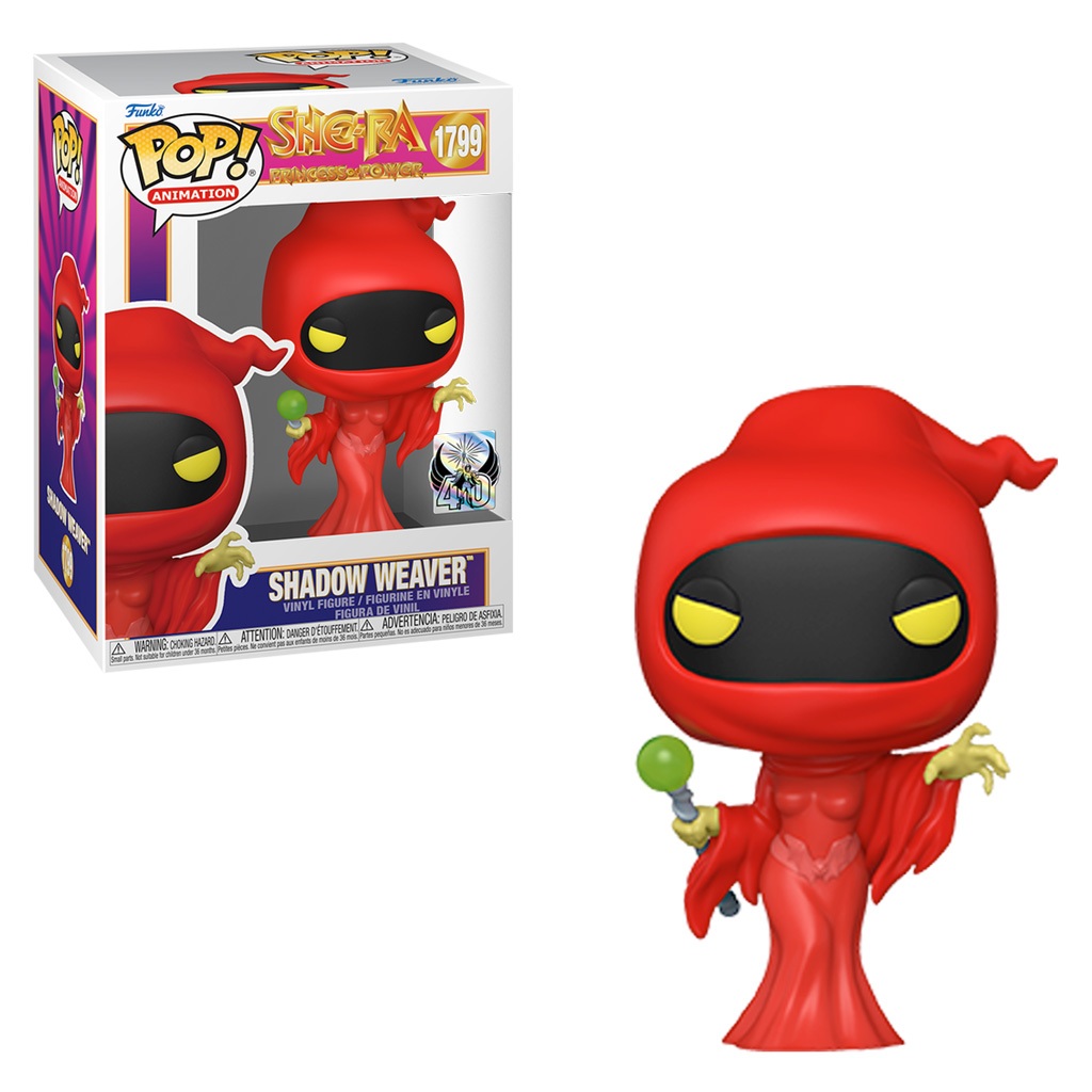 FUNKO POP SHERA 40TH SHADOW WEAVER 1799 NOVO ORIGINAL