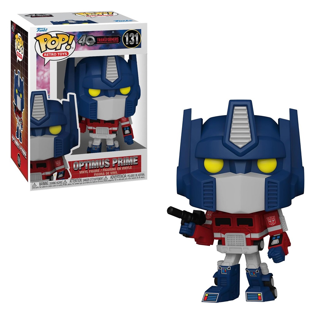 FUNKO POP TRANSFORMERS 40TH OPTIMUS PRIME 131 NOVO ORIGINAL