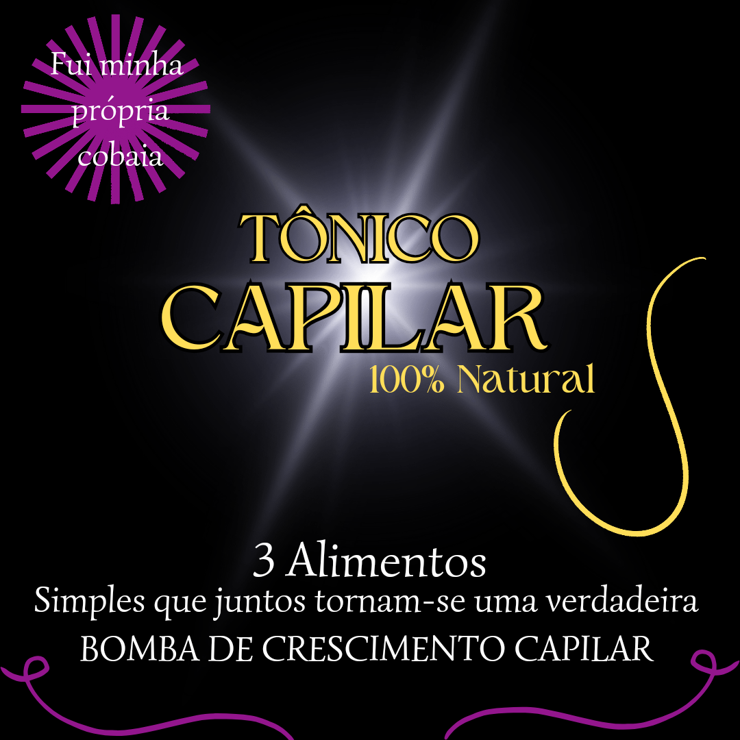 Tônico 100% Natural