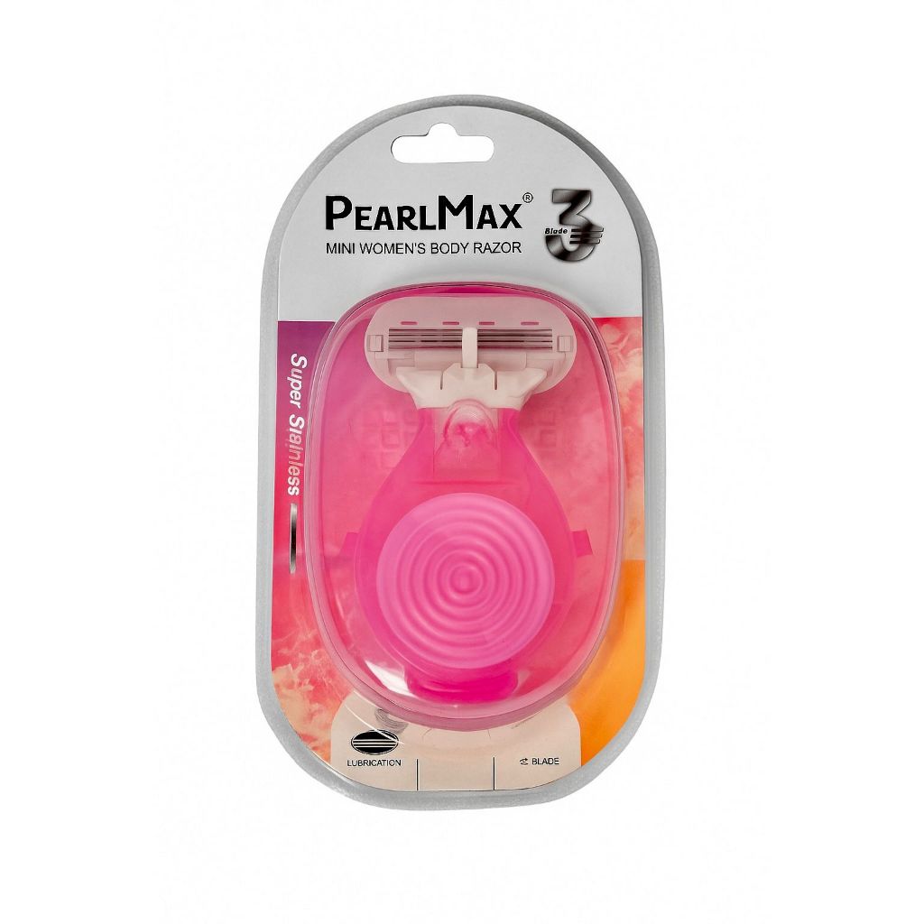 Aparelho de Depilação Pearl Max Mini 3 lâminas Removedor de pelos portátil 10% OFF primeira compra.