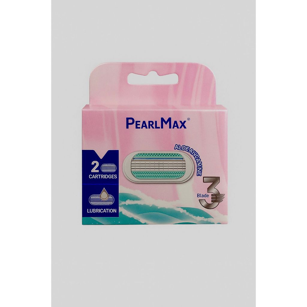 kit 2 unid Carga de Aparelho de Depilar Pearl Max MINI TRIPLA LÂMINA, TRIPL MACIEZ E ZERO ESFORÇOS