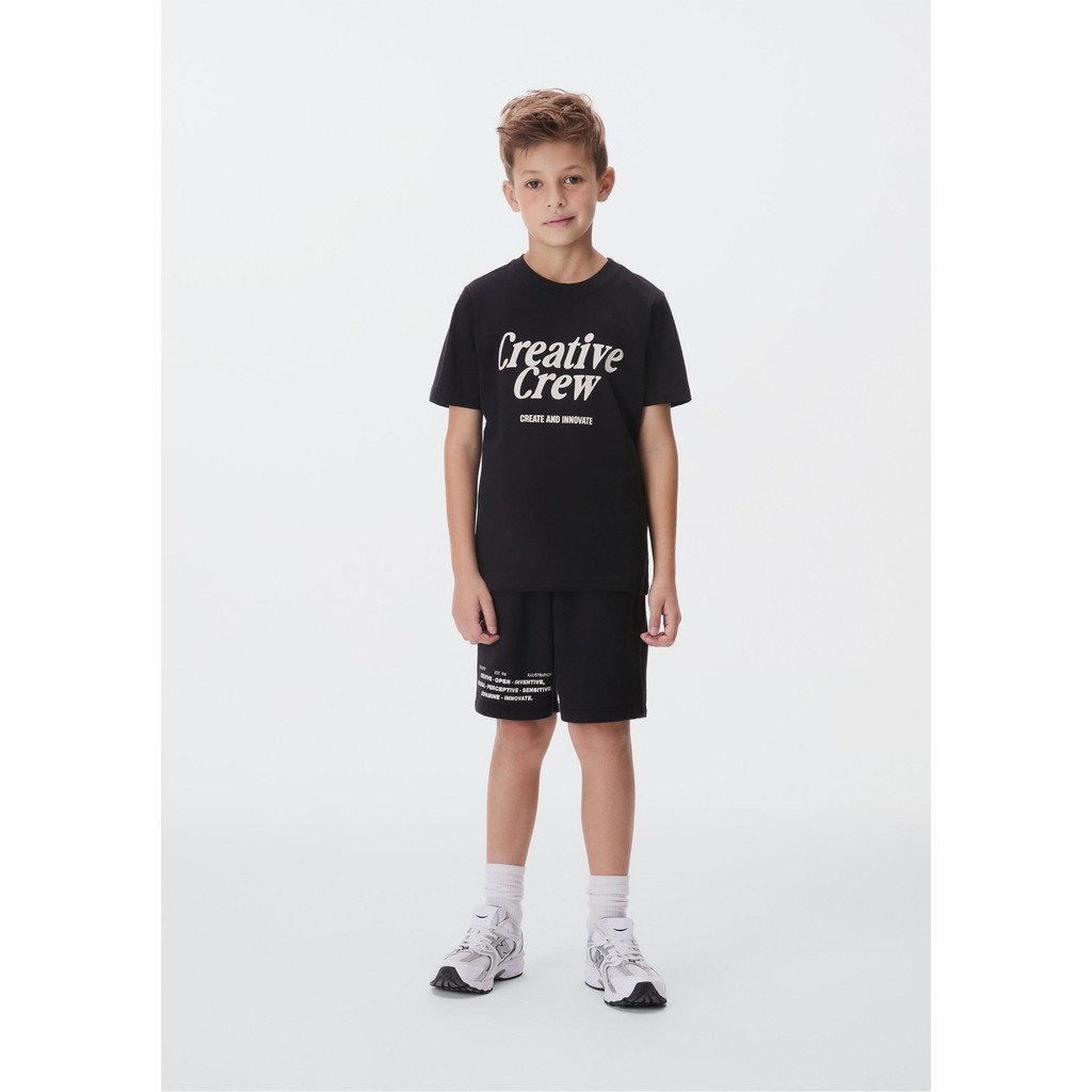 Conjunto Creative Infantil Hering Cinza Chumbo