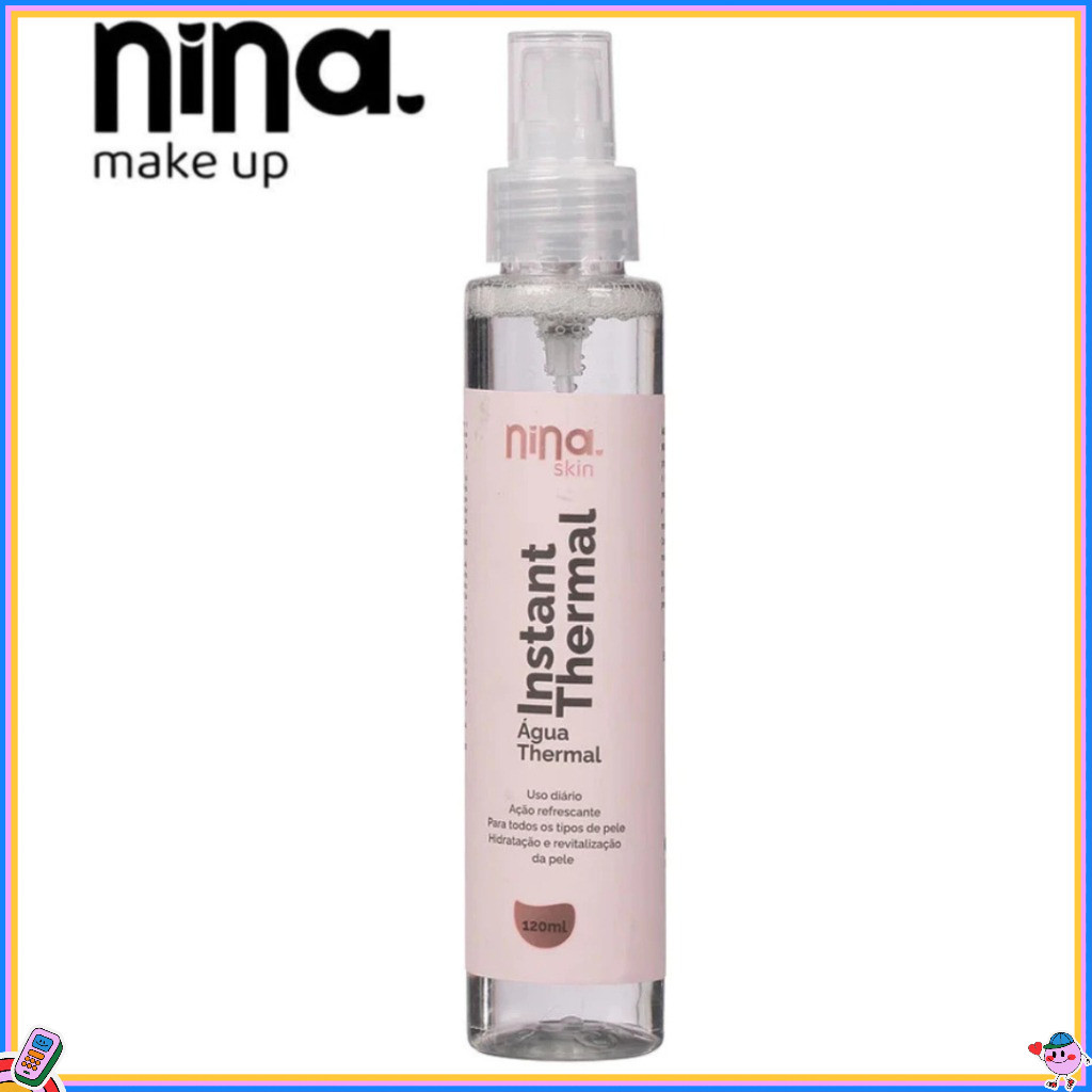ÁGUA THERMAL INSTANT CARE 120 ML NINA MAKEUP
