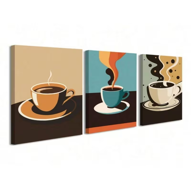 Quadro Decorativo Coffee Time Retro
