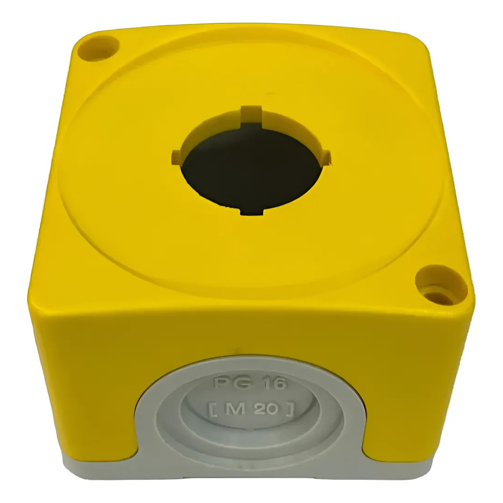 Caixa Montagem Sobrepor 1 Furo 22mm Ip67-ip69k - Cepy1-0 Amarelo