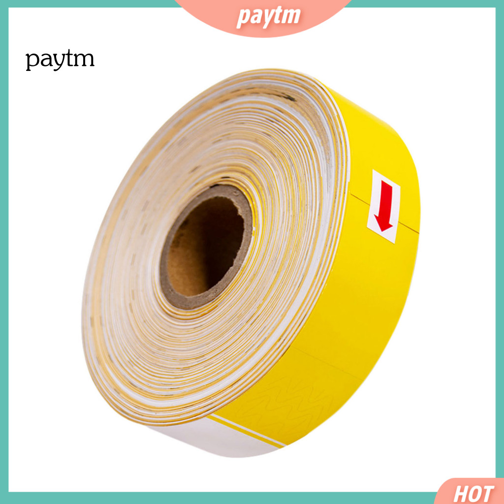 Color Coded Wristbands Waterproof Event Bracelets 200 Pcs Thermal Paper with Barcode Qr Code Self-adhesive Disposable fo