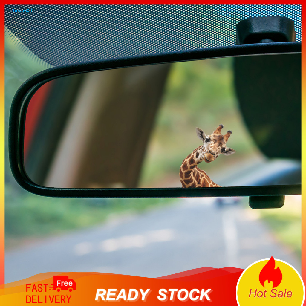 Durable Car Decor Waterproof Pvc Sticker Self-adhesive No Trace Cartoon Giraffe Decal for Fuel Tank Caps Windows Luggage