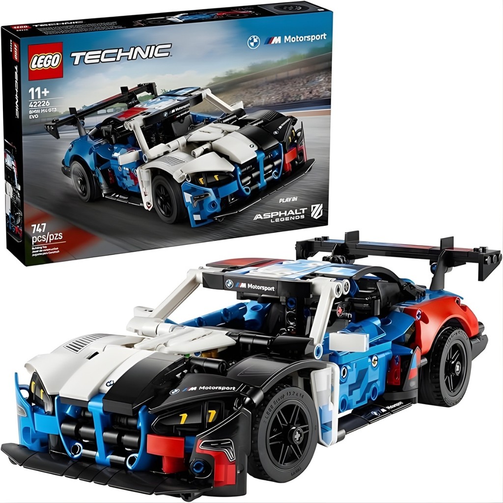 Bmw M4 Gt3 EVO 747 Peças Asphalt Legends Technic 42226 Lego