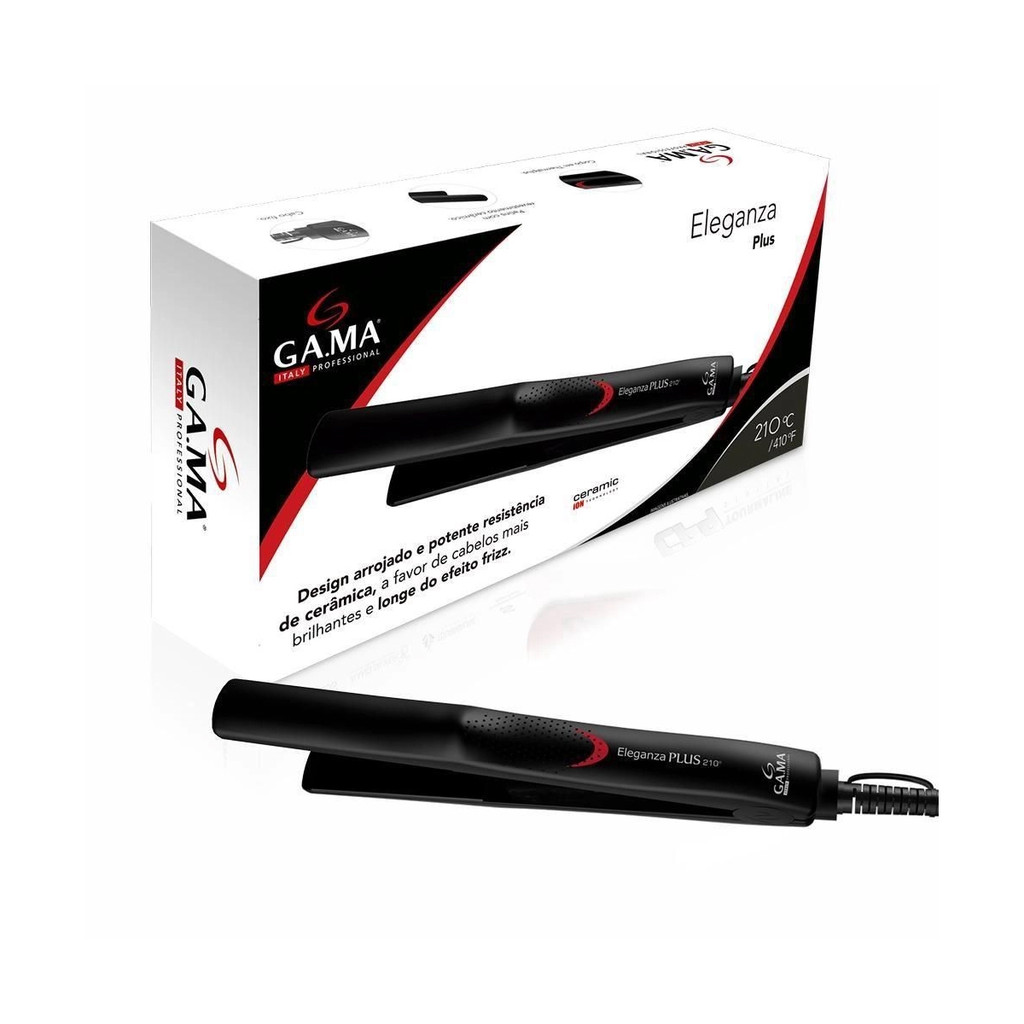 Prancha Chapinha Eleganza Plus 210°C Gama Bivolt