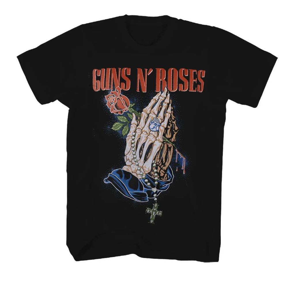 Guns N 'Roses: Guns N' Roses and Rose Band, Guns N 'Roses, Casual T-Shirt, Men's and Women's Luxury Band Brand Top