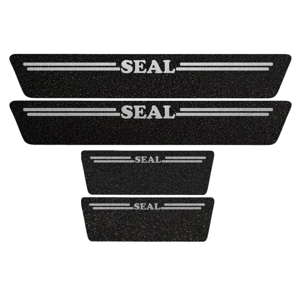 Kit Soleira Protetora Porta Premium Aço Escovado PVC - Seal