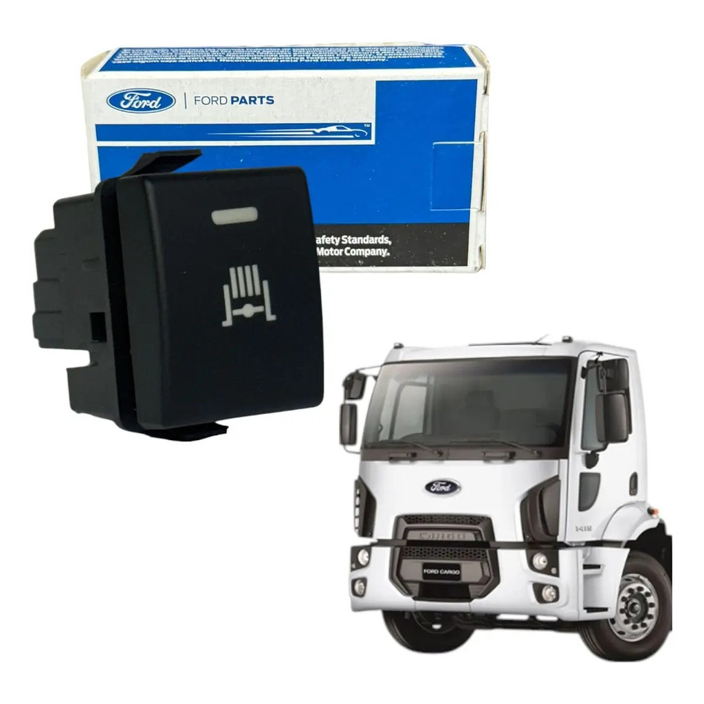 Interruptor Freio Motor Ford Novo Cargo 11/19 Botão Original-BC452W067AA